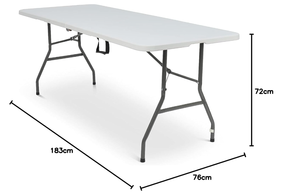 Heavy Duty Folding Table - Portable