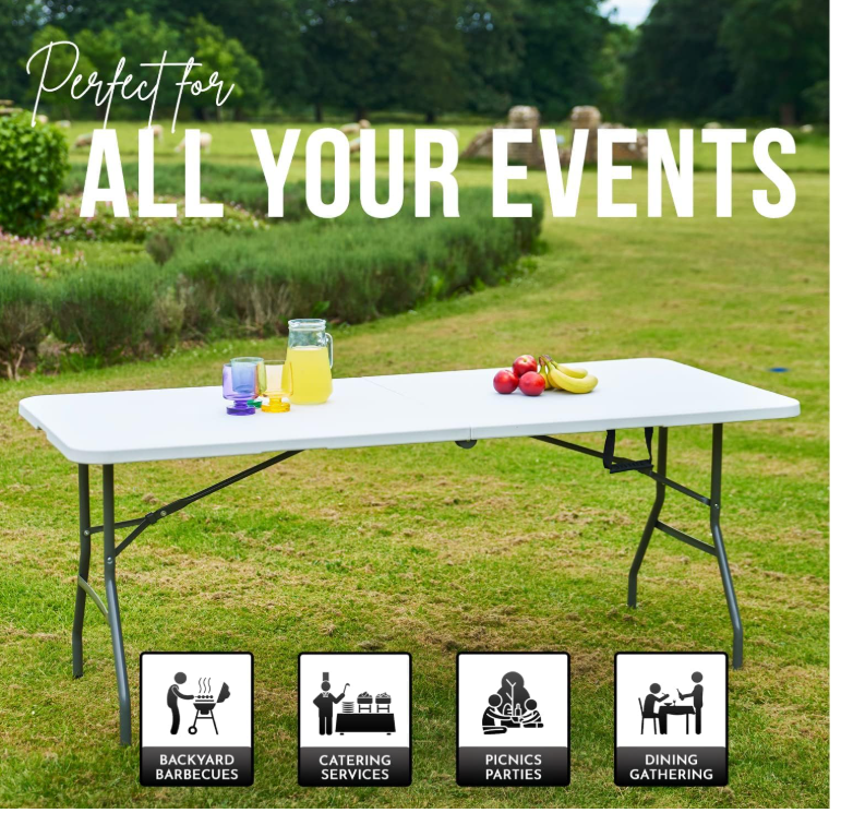 Heavy Duty Folding Table - Portable